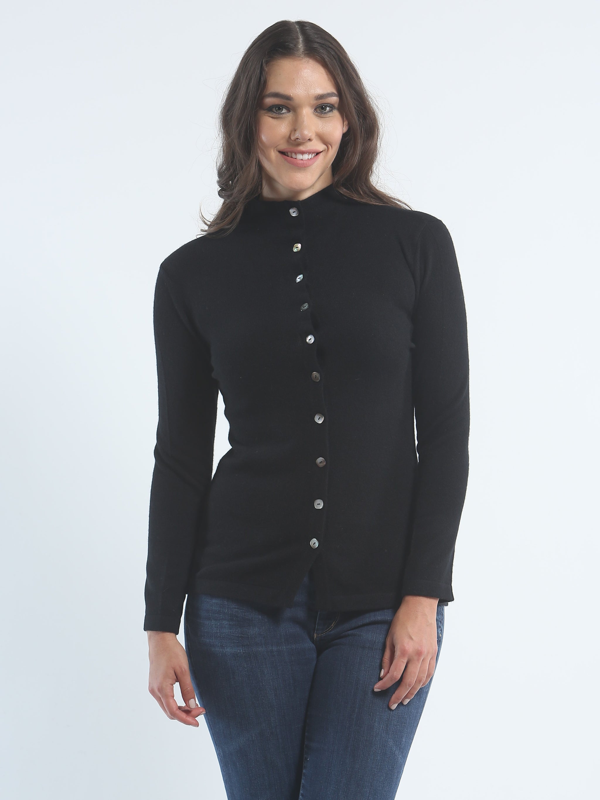 Button Down Cardigan – Zoe Couture Cashmere