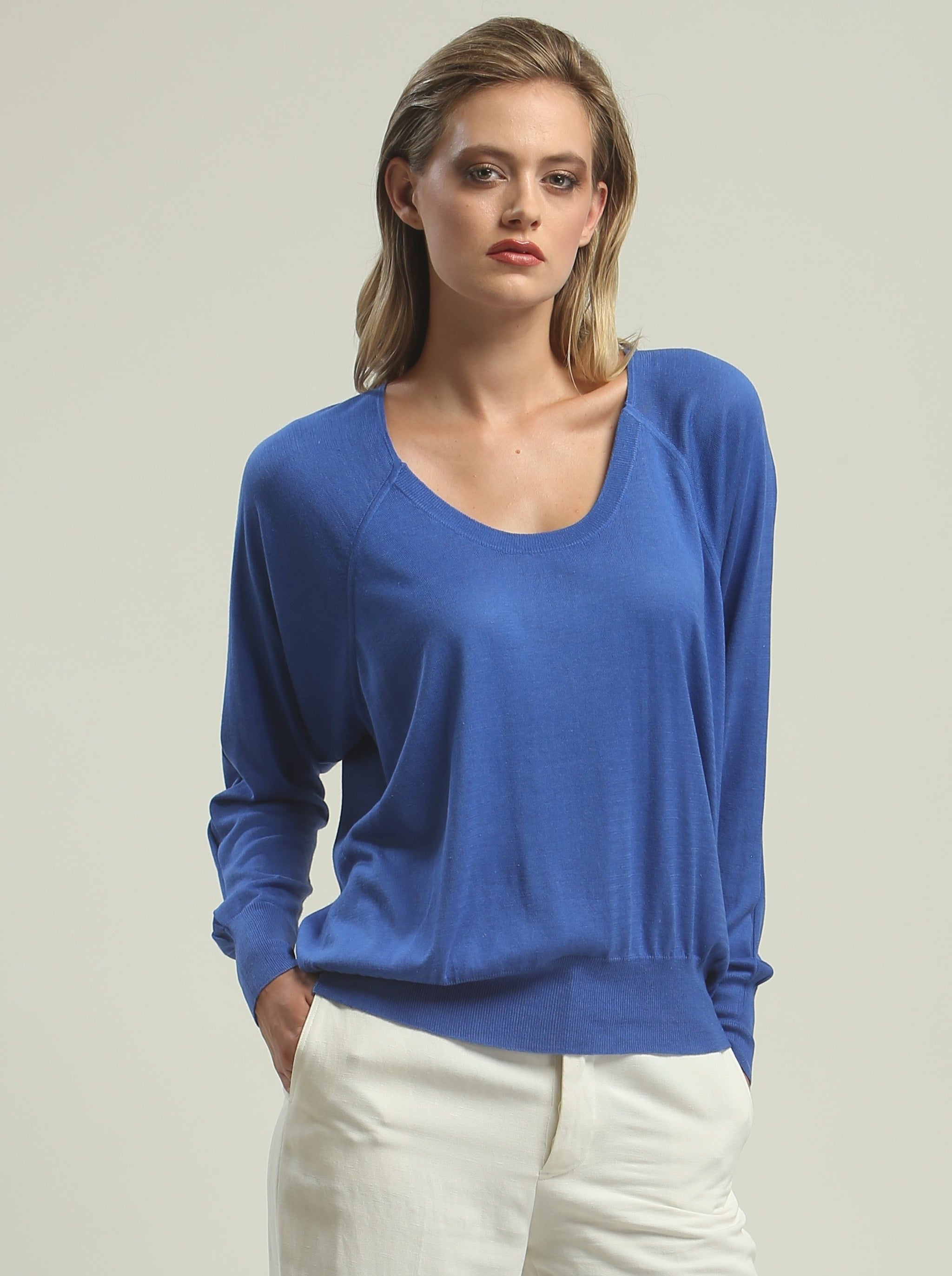 Raglan Sleeve Pullover – Zoe Couture Cashmere