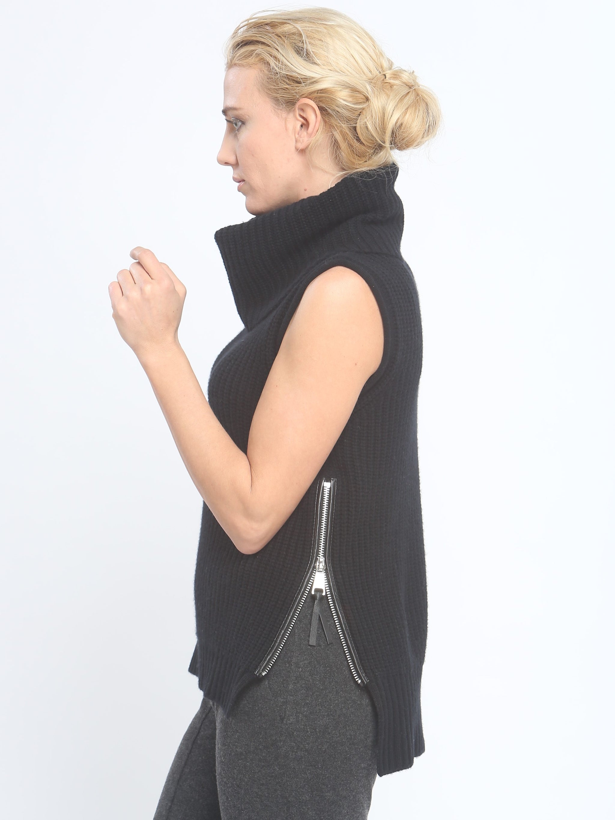 トップス louren turtleneck knit vest louren/turtleneck knit vest - トップスオンライン 通販